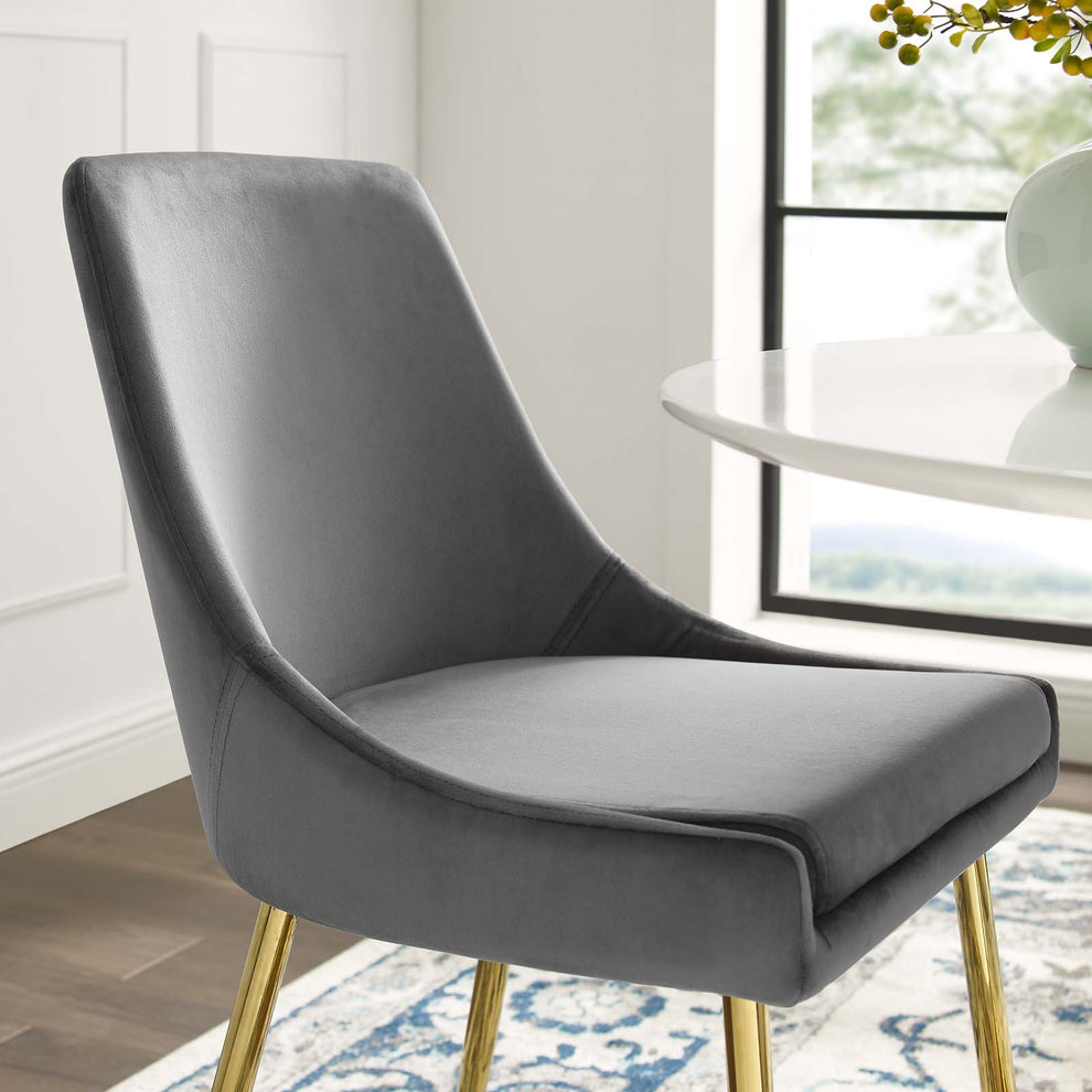 Modway Viscount Performance Velvet Dining Chairs - Set of 2 - EEI-3808 | Dining Chairs | Modishstore - 10