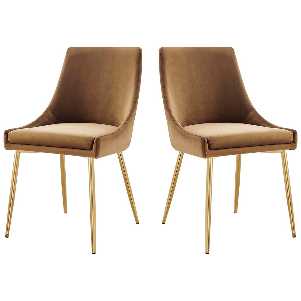 Modway Viscount Performance Velvet Dining Chairs - Set of 2 - EEI-3808 | Dining Chairs | Modishstore - 31