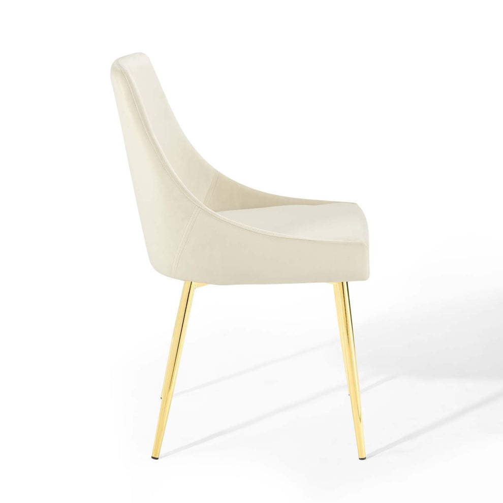 Modway Viscount Performance Velvet Dining Chairs - Set of 2 - EEI-3808 | Dining Chairs | Modishstore - 75