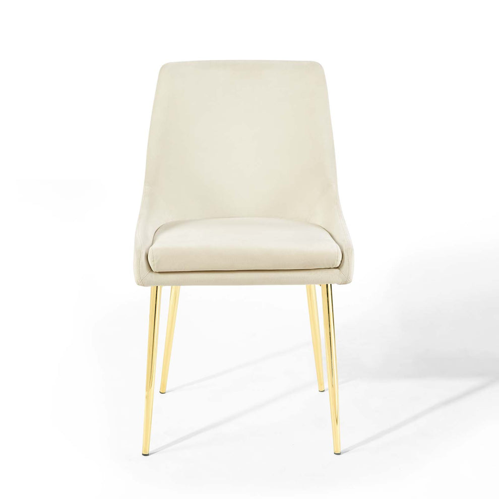 Modway Viscount Performance Velvet Dining Chairs - Set of 2 - EEI-3808 | Dining Chairs | Modishstore - 77