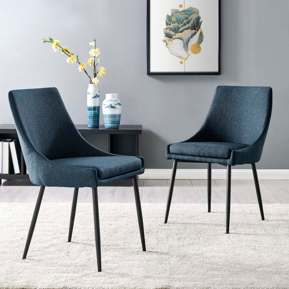 Modway Viscount Upholstered Fabric Dining Chairs - Set of 2 - EEI-3809 Polyester Fabric Upholstery Dense Foam Padding 33.5 inch height Dining Chair | Dining Chairs | Modishstore - 31