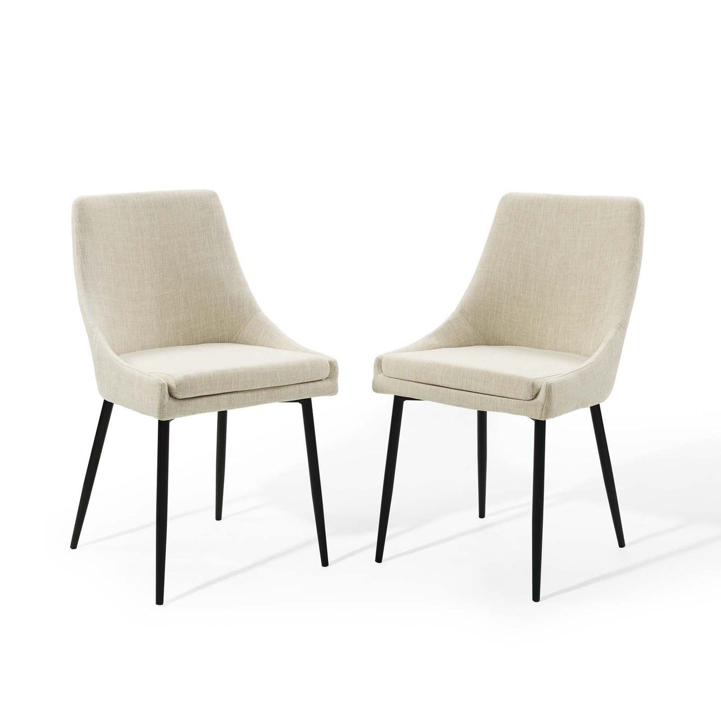 Modway Viscount Upholstered Fabric Dining Chairs - Set of 2 | Dining Chairs | Modishstore-5