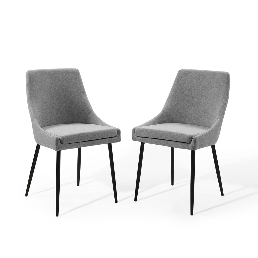 Modway Viscount Upholstered Fabric Dining Chairs - Set of 2 - EEI-3809 Polyester Fabric Upholstery Dense Foam Padding 33.5 inch height Dining Chair | Dining Chairs | Modishstore - 14
