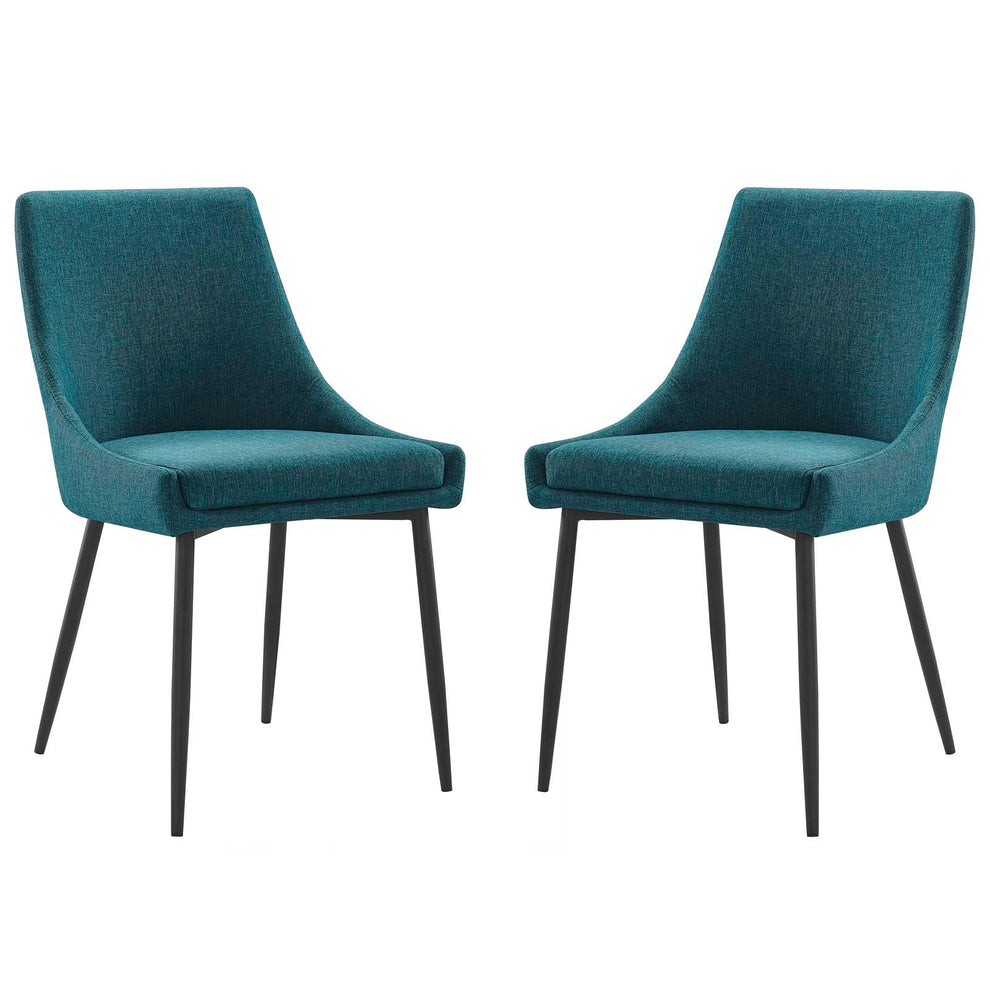 Modway Viscount Upholstered Fabric Dining Chairs - Set of 2 - EEI-3809 Polyester Fabric Upholstery Dense Foam Padding 33.5 inch height Dining Chair | Dining Chairs | Modishstore - 41