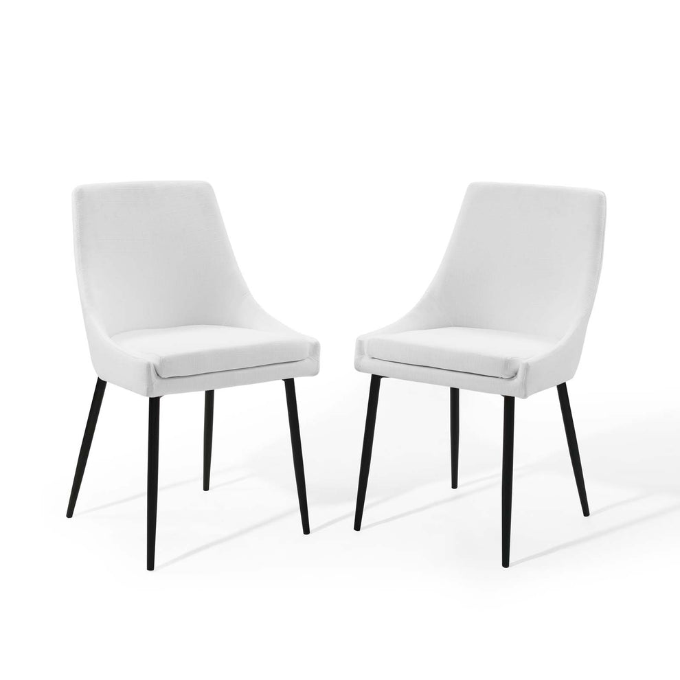 Modway Viscount Upholstered Fabric Dining Chairs - Set of 2 - EEI-3809 Polyester Fabric Upholstery Dense Foam Padding 33.5 inch height Dining Chair | Dining Chairs | Modishstore - 15