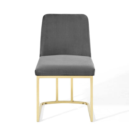 Modway Amplify Sled Base Performance Velvet Dining Side Chair - EEI-3810 | Dining Chairs | Modishstore - 11