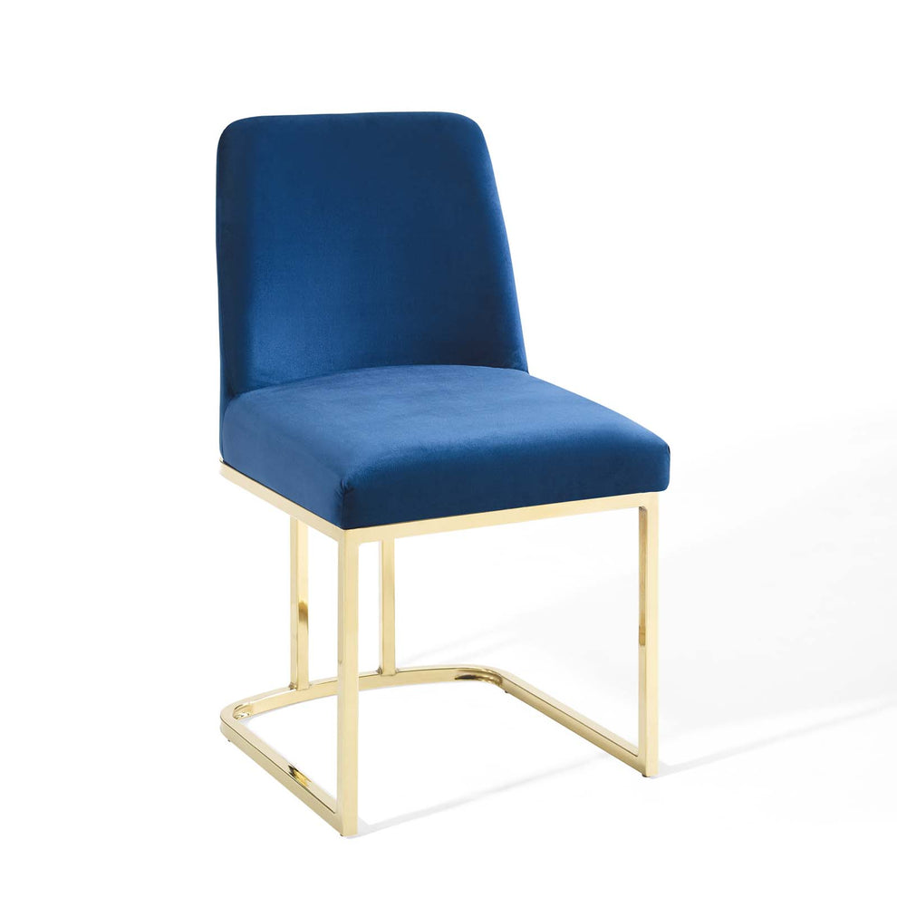 Modway Amplify Sled Base Performance Velvet Dining Side Chair - EEI-3810 | Dining Chairs | Modishstore - 21