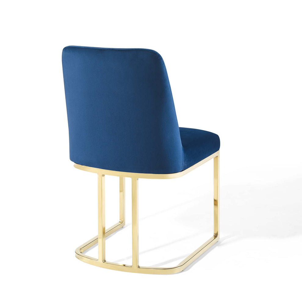 Modway Amplify Sled Base Performance Velvet Dining Side Chair - EEI-3810 | Dining Chairs | Modishstore - 20