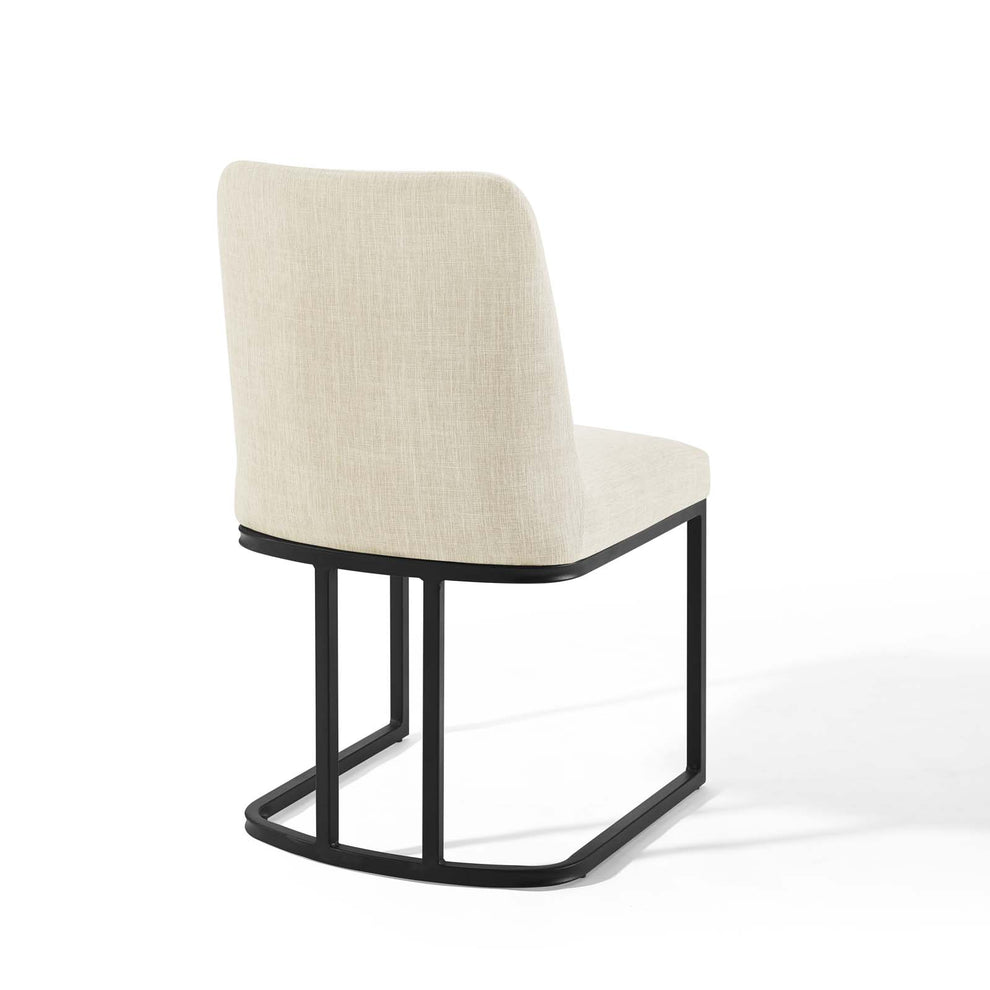 Modway Amplify Sled Base Upholstered Fabric Dining Side Chair - EEI-3811 | Dining Chairs | Modishstore - 6