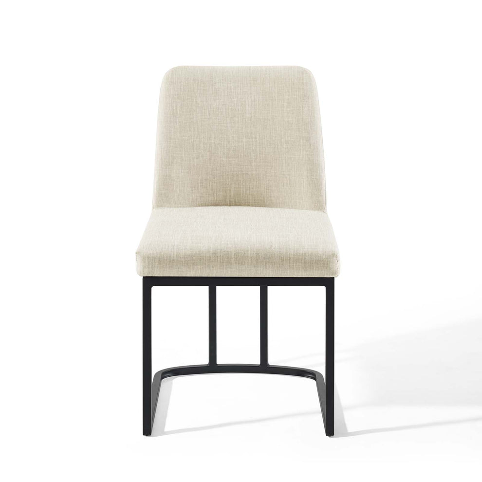 Modway Amplify Sled Base Upholstered Fabric Dining Side Chair - EEI-3811 | Dining Chairs | Modishstore - 5