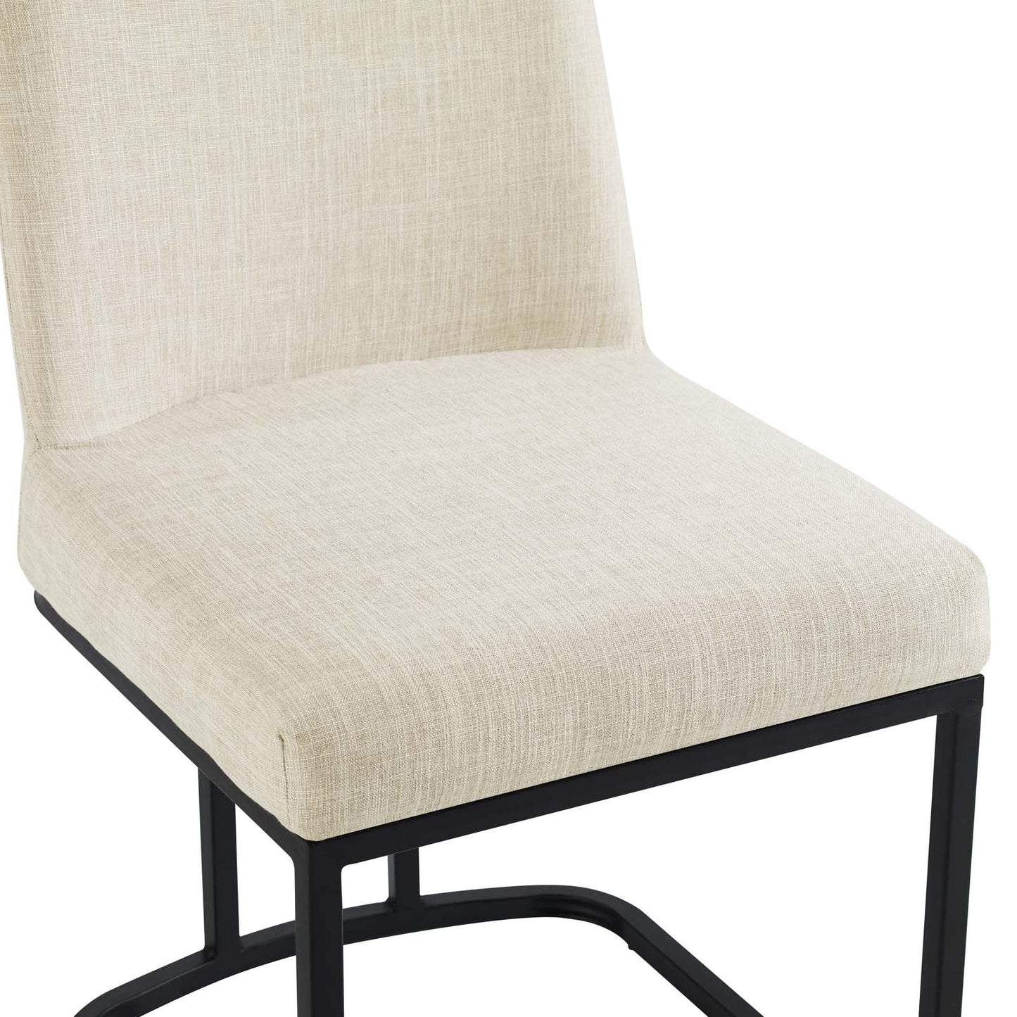 Modway Amplify Sled Base Upholstered Fabric Dining Side Chair | Dining Chairs | Modishstore-3