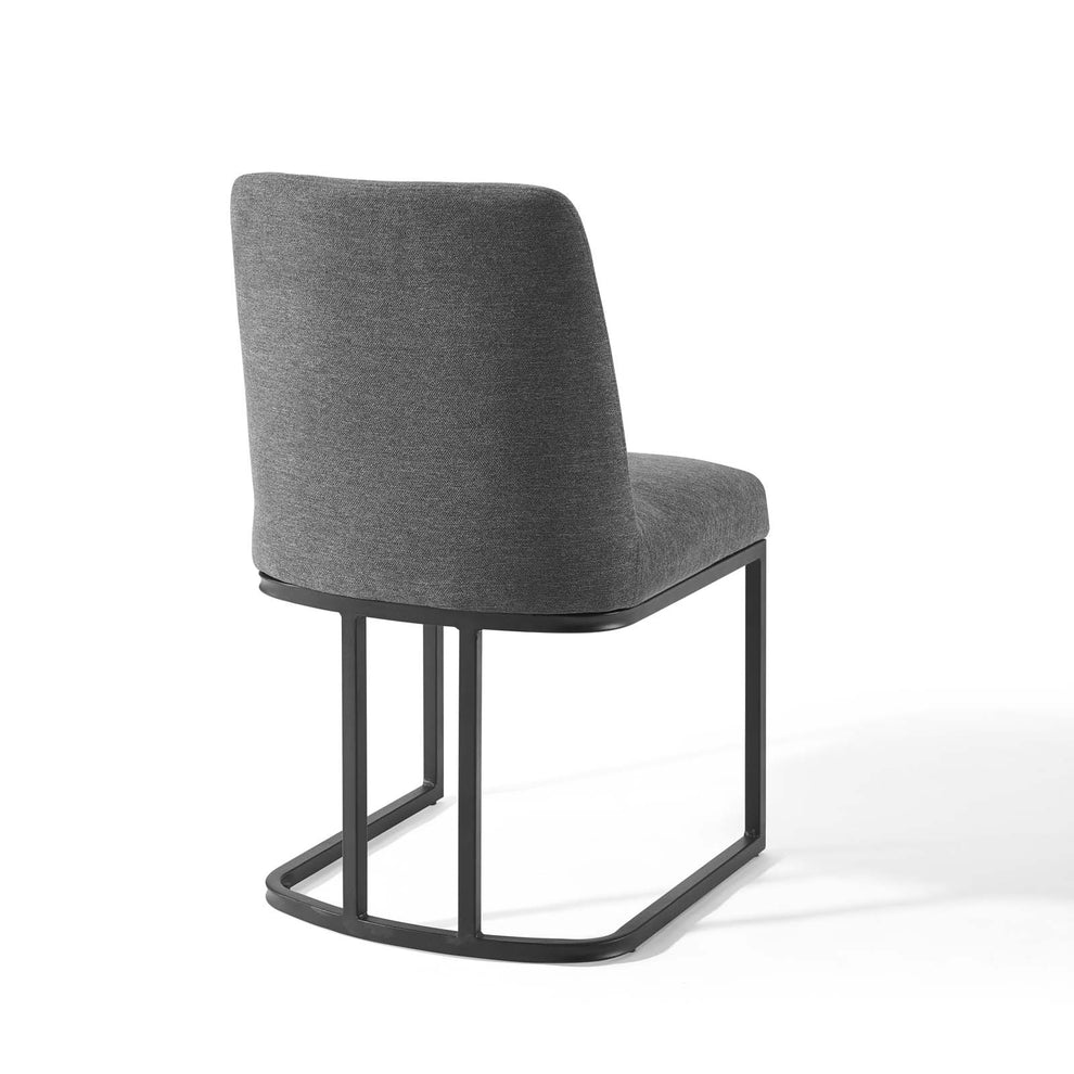 Modway Amplify Sled Base Upholstered Fabric Dining Side Chair - EEI-3811 | Dining Chairs | Modishstore - 13