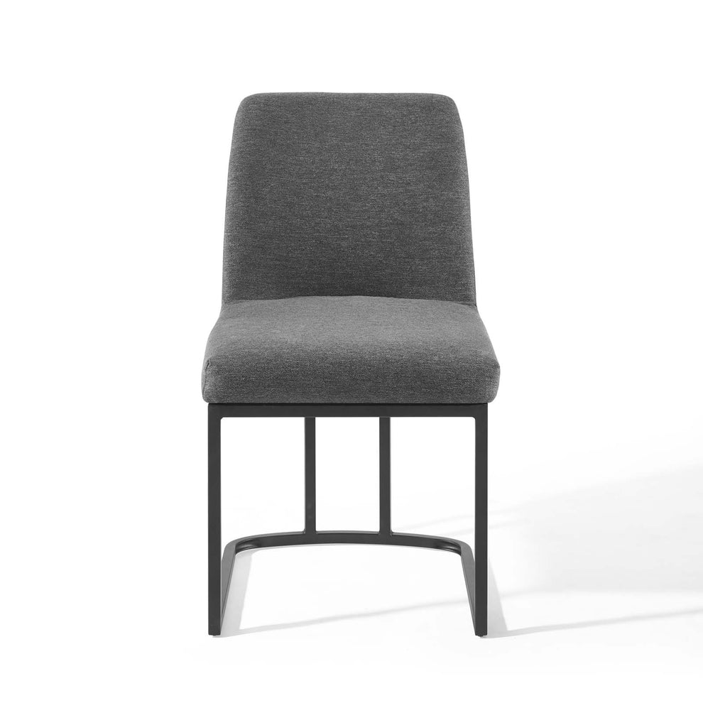 Modway Amplify Sled Base Upholstered Fabric Dining Side Chair - EEI-3811 | Dining Chairs | Modishstore - 12