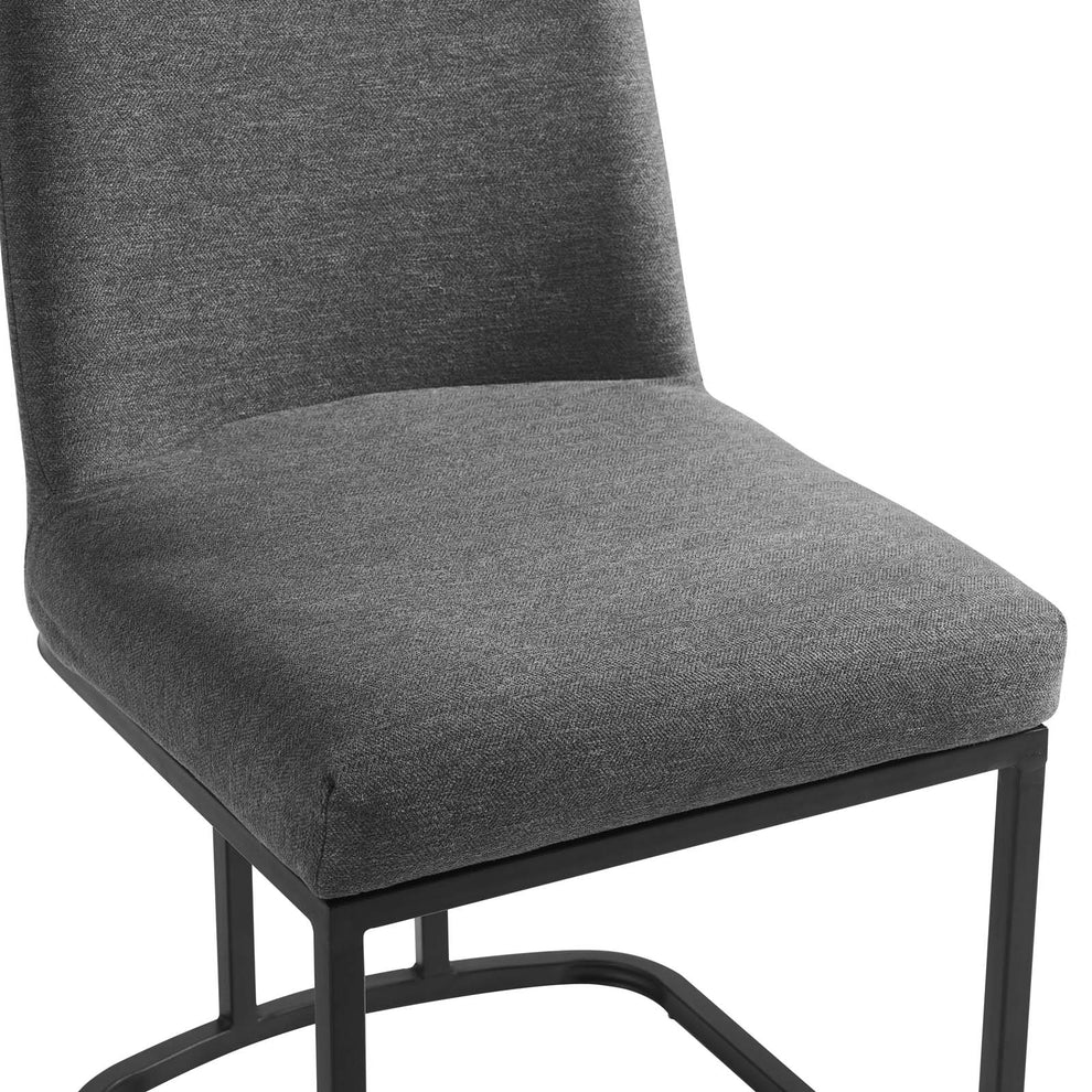 Modway Amplify Sled Base Upholstered Fabric Dining Side Chair - EEI-3811 | Dining Chairs | Modishstore - 10