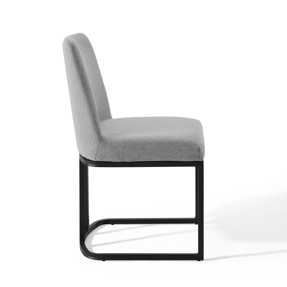 Modway Amplify Sled Base Upholstered Fabric Dining Side Chair - EEI-3811 | Dining Chairs | Modishstore - 19