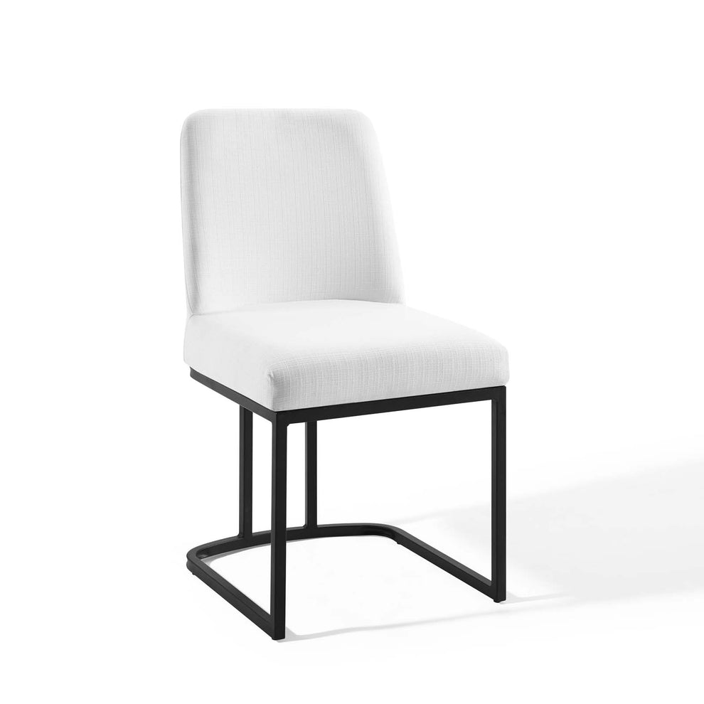 Modway Amplify Sled Base Upholstered Fabric Dining Side Chair - EEI-3811 | Dining Chairs | Modishstore - 30
