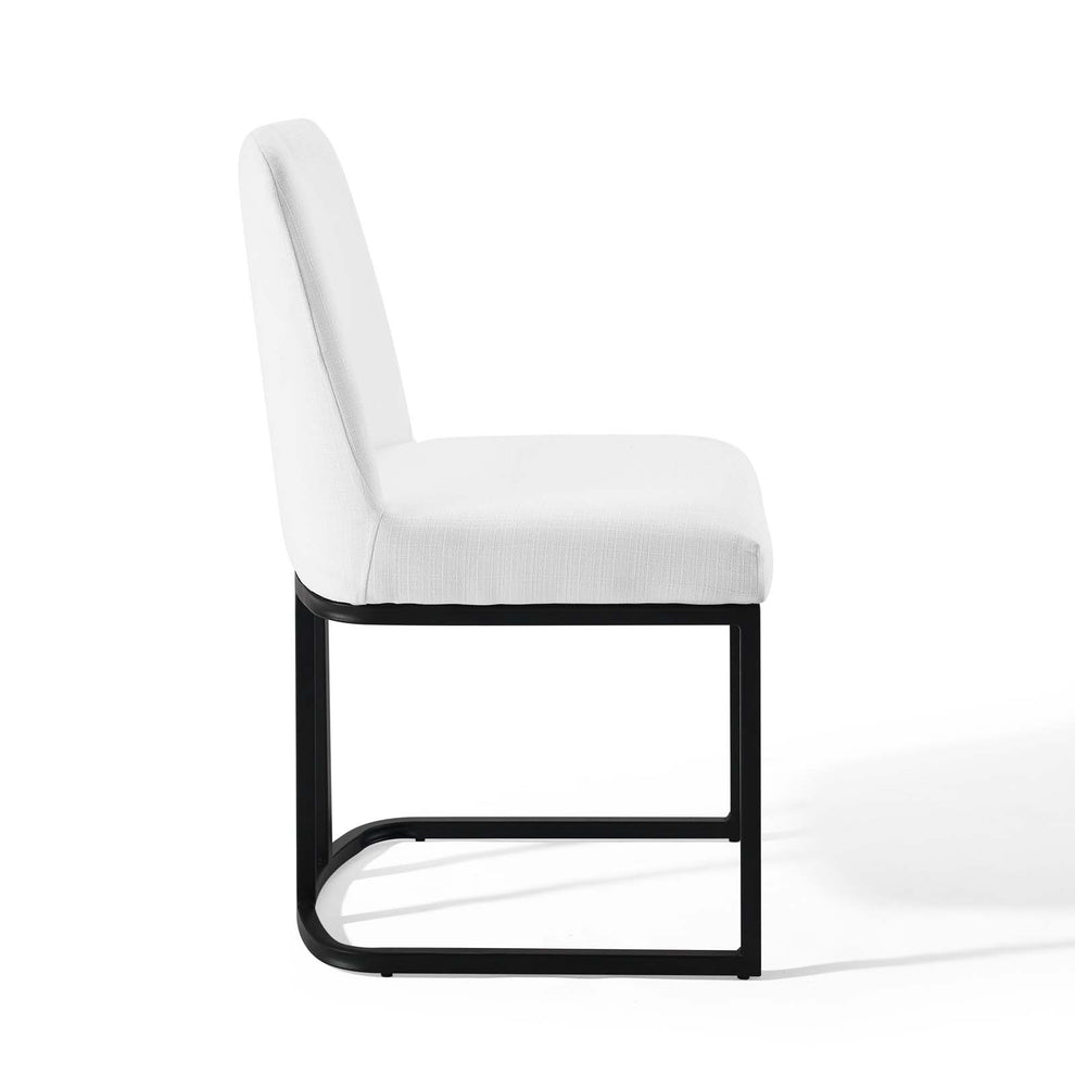 Modway Amplify Sled Base Upholstered Fabric Dining Side Chair - EEI-3811 | Dining Chairs | Modishstore - 27