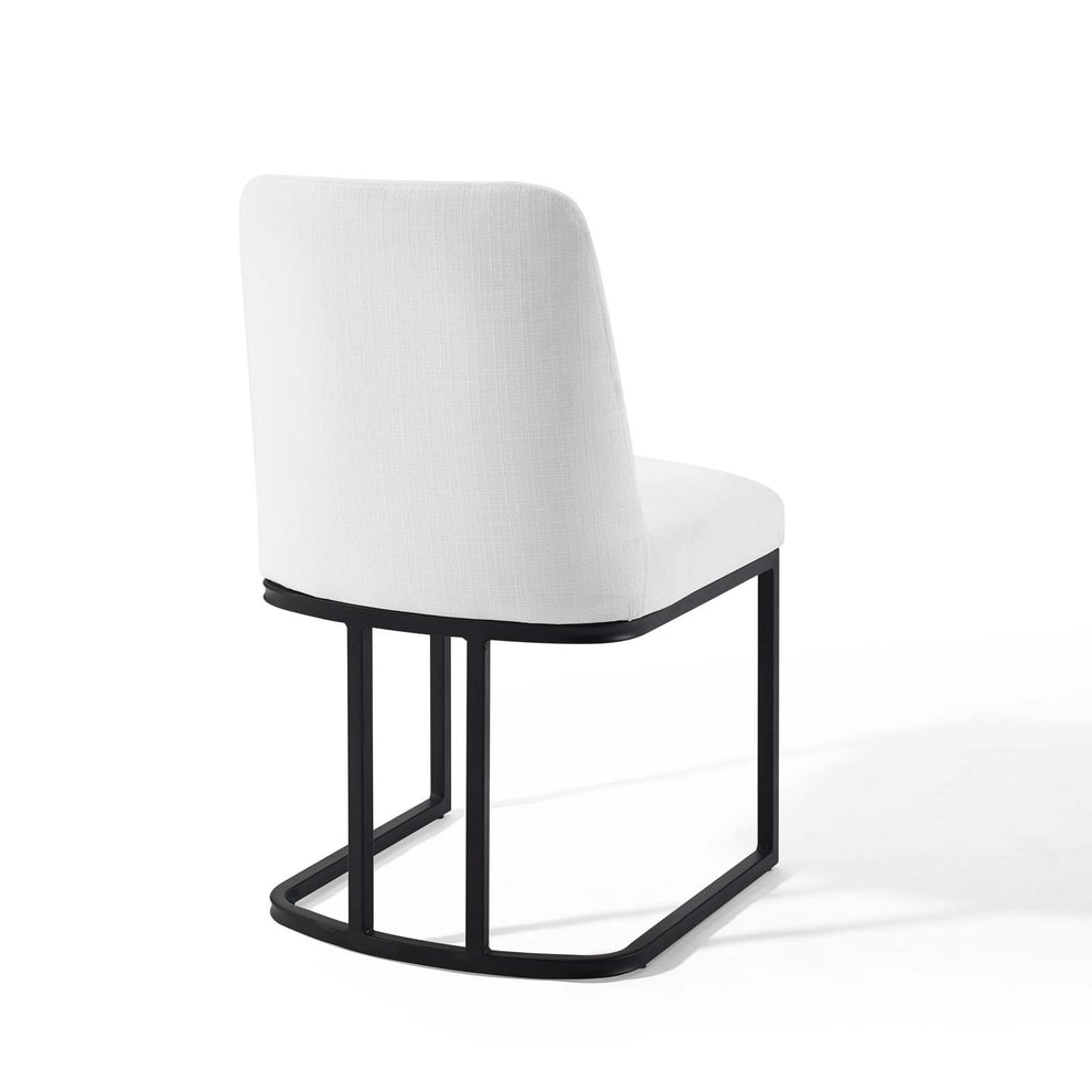 Modway Amplify Sled Base Upholstered Fabric Dining Side Chair - EEI-3811 | Dining Chairs | Modishstore - 29