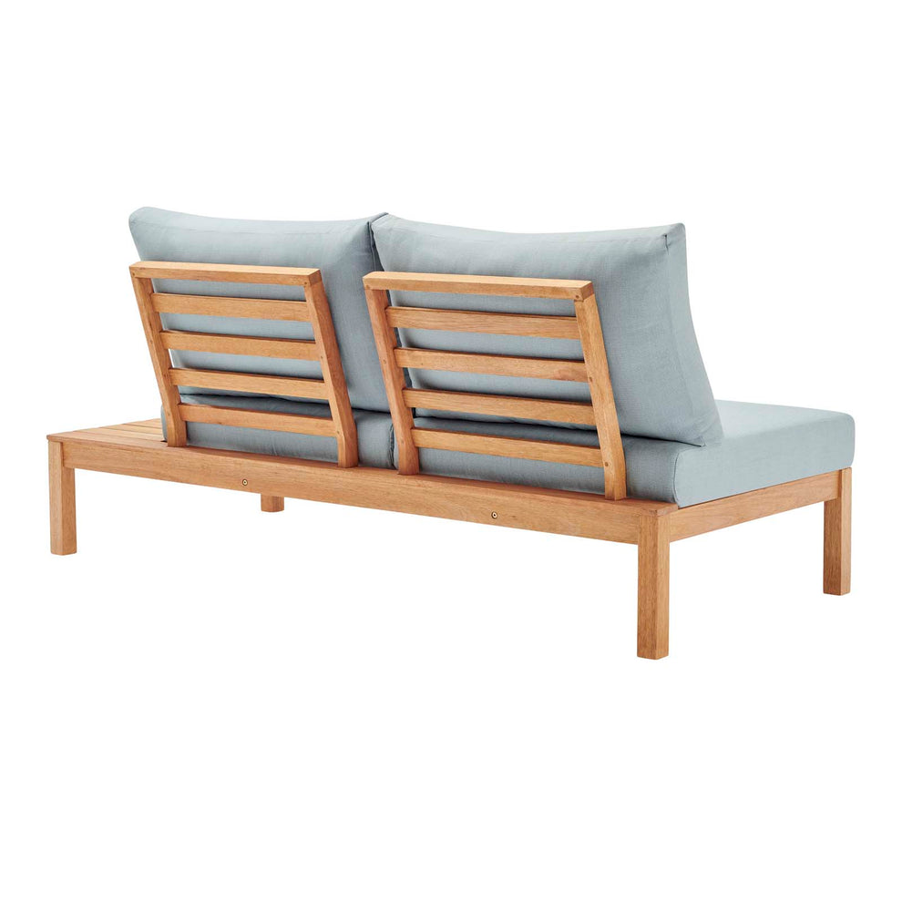 Modway Freeport 3 Piece Outdoor Patio Karri Wood Sectional - EEI-3816 | Outdoor Sofas, Loveseats & Sectionals | Modishstore - 6