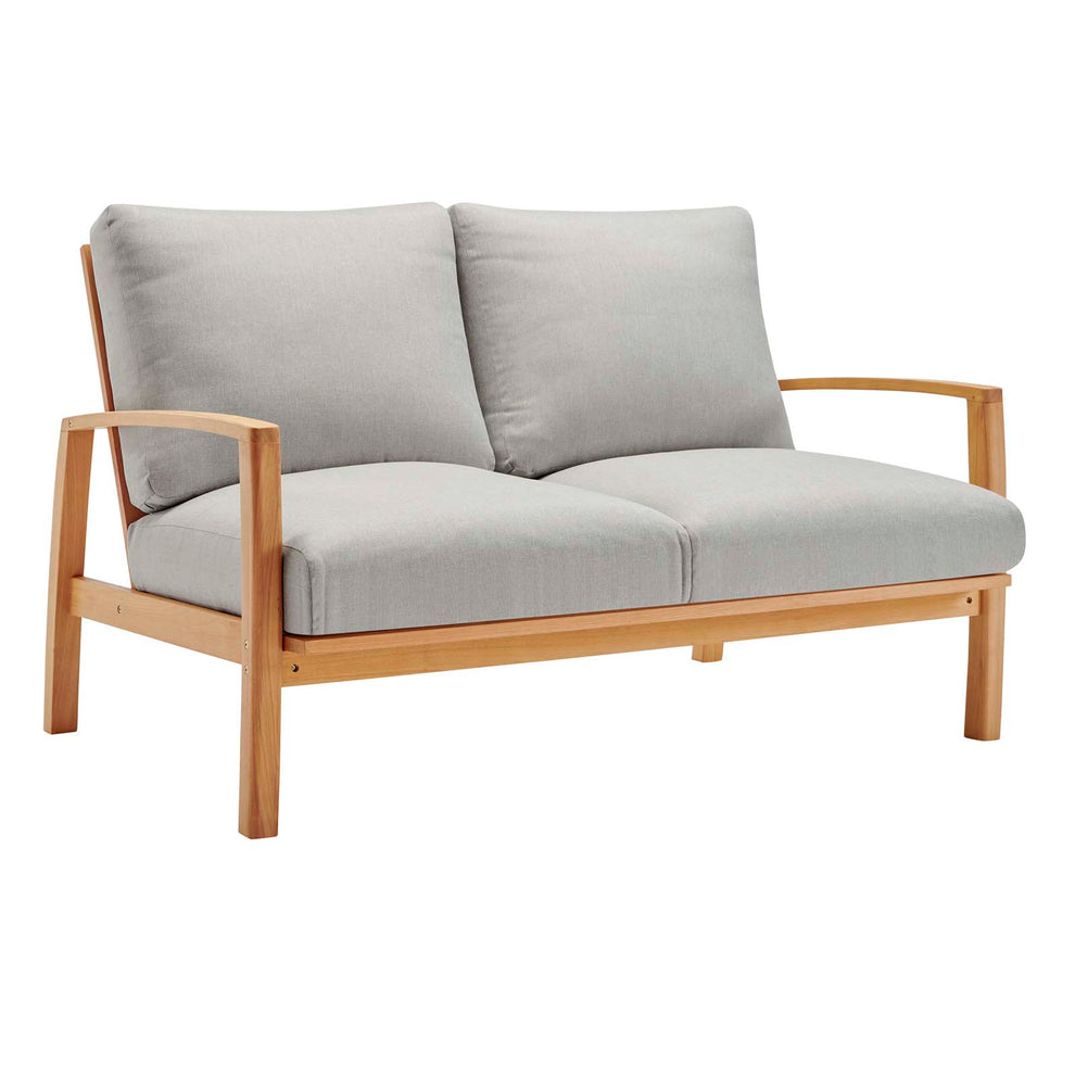 Orlean 3 Piece Outdoor Patio Eucalyptus Wood Set By Modway - EEI-3822 | Outdoor Sofas, Loveseats & Sectionals | Modishstore - 3