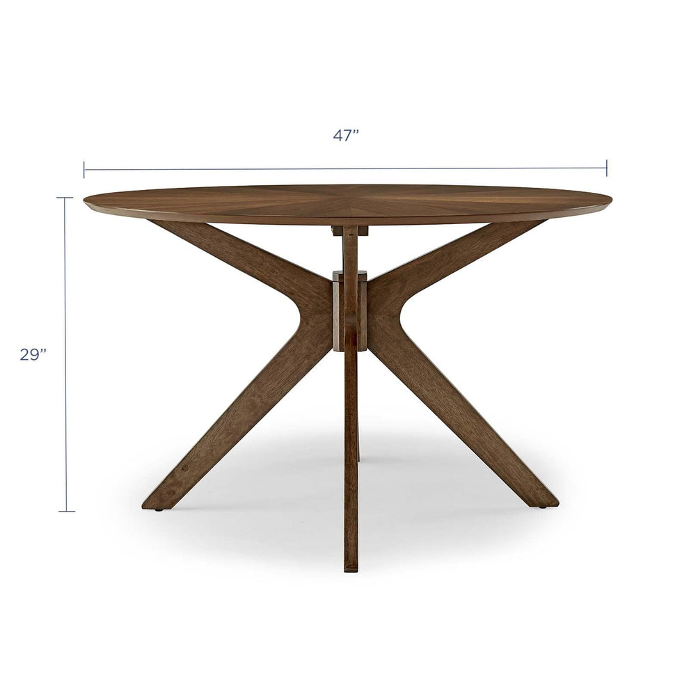 Modway Crossroads 47" Round Wood Dining Table - EEI-3847 | Dining Tables | Modishstore - 4