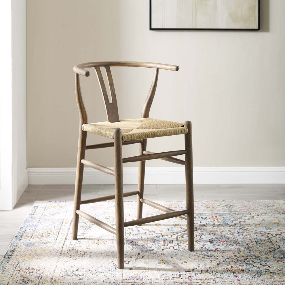 Modway Amish Wood Counter Stool - EEI-3850 | Counter Stools | Modishstore - 1