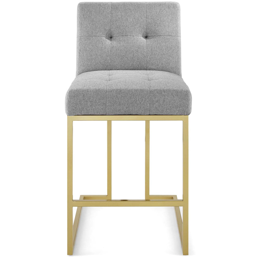 Modway Privy Gold Stainless Steel Upholstered Fabric Counter Stool - EEI-3852 | Counter Stools | Modishstore - 21