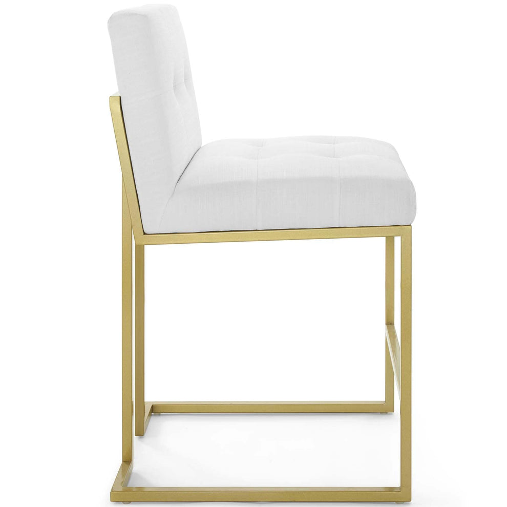 Modway Privy Gold Stainless Steel Upholstered Fabric Counter Stool - EEI-3852 | Counter Stools | Modishstore - 27