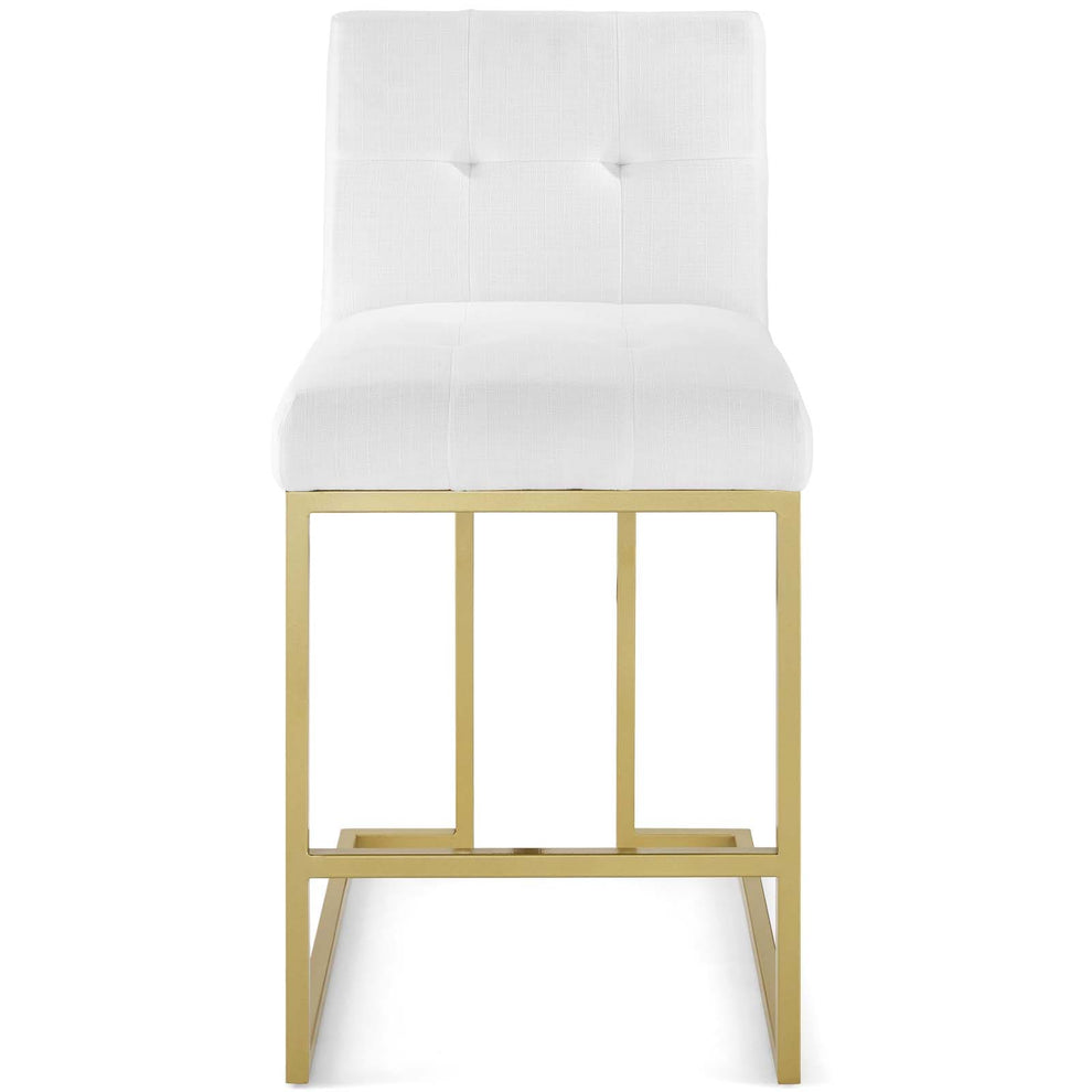 Modway Privy Gold Stainless Steel Upholstered Fabric Counter Stool - EEI-3852 | Counter Stools | Modishstore - 29