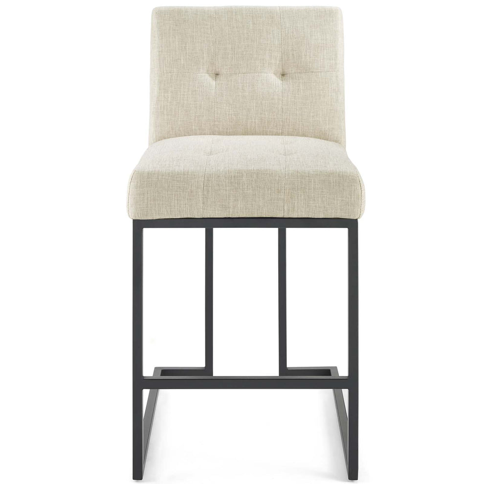 Modway Privy Black Stainless Steel Upholstered Fabric Counter Stool - EEI-3854 | Counter Stools | Modishstore - 5