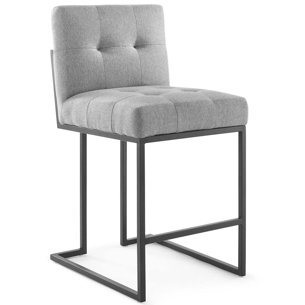 Modway Privy Black Stainless Steel Upholstered Fabric Counter Stool - EEI-3854 | Counter Stools | Modishstore - 10