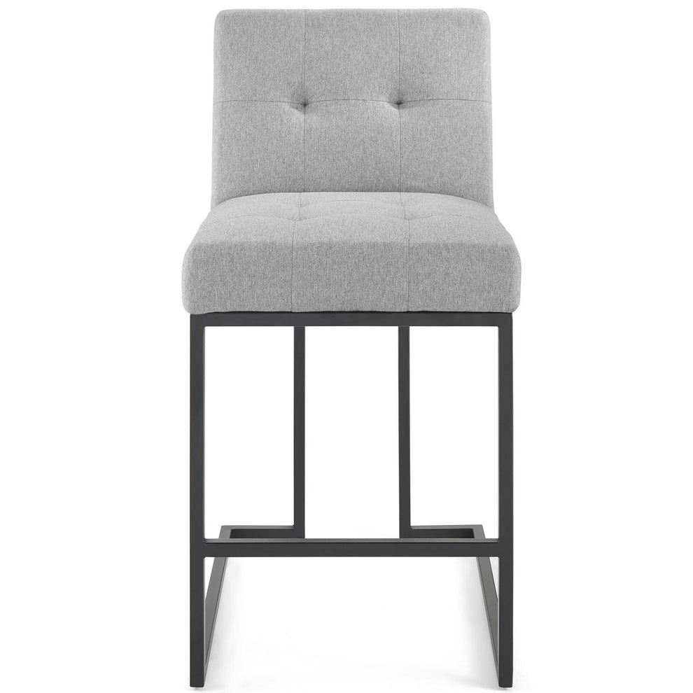 Modway Privy Black Stainless Steel Upholstered Fabric Counter Stool - EEI-3854 | Counter Stools | Modishstore - 13