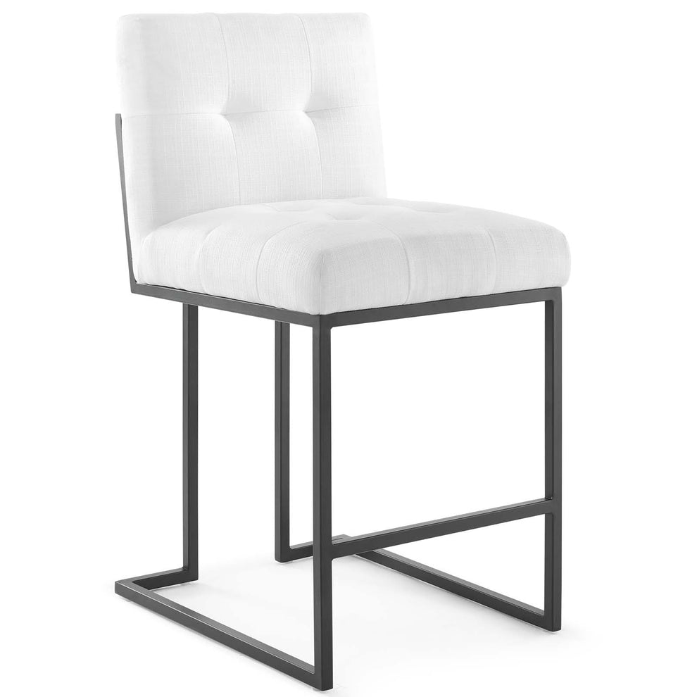 Modway Privy Black Stainless Steel Upholstered Fabric Counter Stool - EEI-3854 | Counter Stools | Modishstore - 18