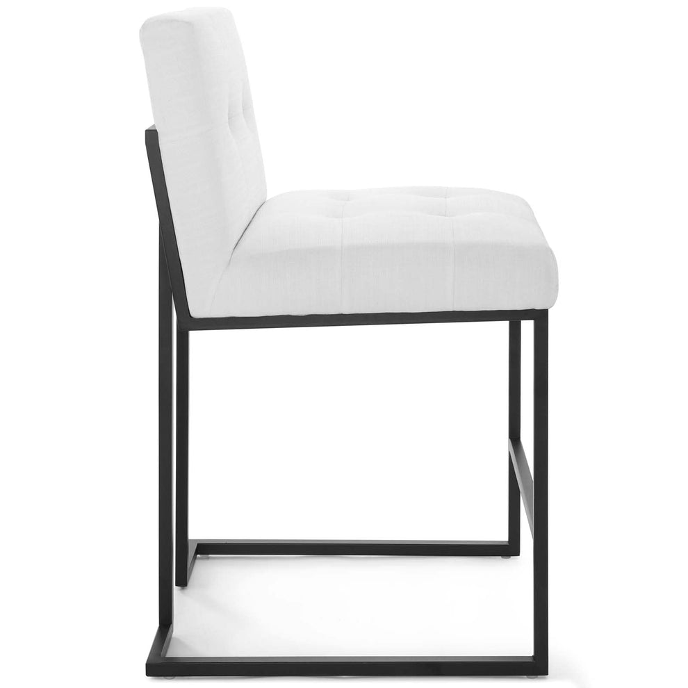 Modway Privy Black Stainless Steel Upholstered Fabric Counter Stool - EEI-3854 | Counter Stools | Modishstore - 19