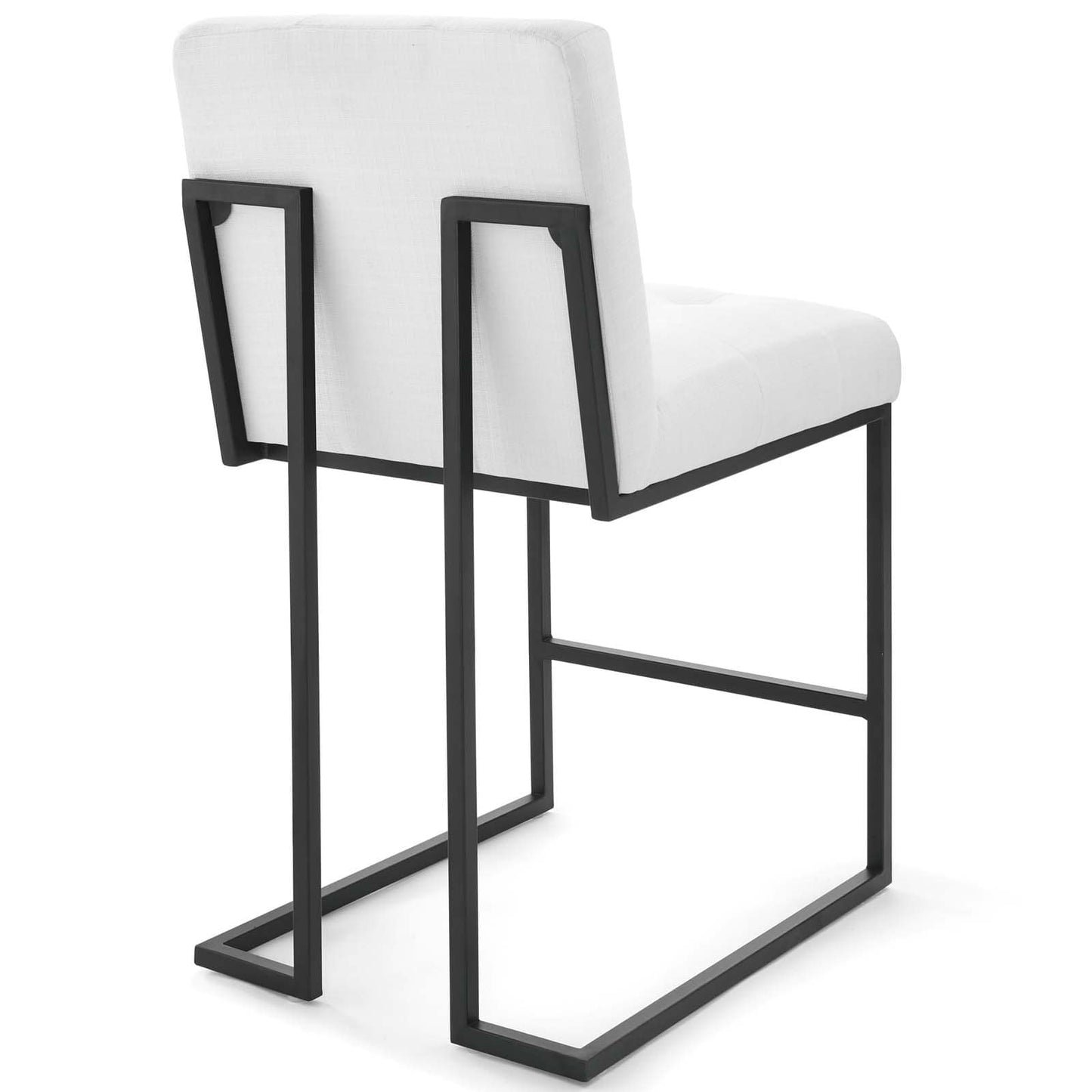 Modway Privy Black Stainless Steel Upholstered Fabric Counter Stool - EEI-3854 | Counter Stools | Modishstore - 20