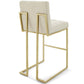 Modway Privy Gold Stainless Steel Upholstered Fabric Bar Stool - EEI-3855 | Bar Stools | Modishstore - 12