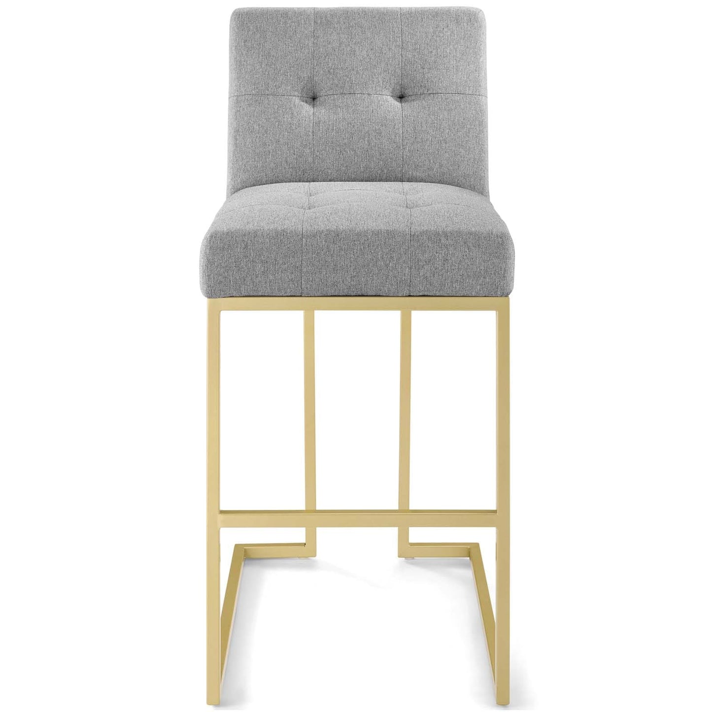 Modway Privy Gold Stainless Steel Upholstered Fabric Bar Stool - EEI-3855 | Bar Stools | Modishstore - 21