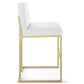 Modway Privy Gold Stainless Steel Upholstered Fabric Bar Stool - EEI-3855 | Bar Stools | Modishstore - 27
