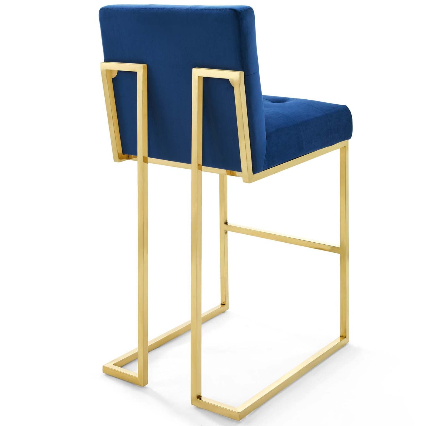 Modway Privy Gold Stainless Steel Performance Velvet Bar Stool - EEI-3856 | Bar Stools | Modishstore - 28