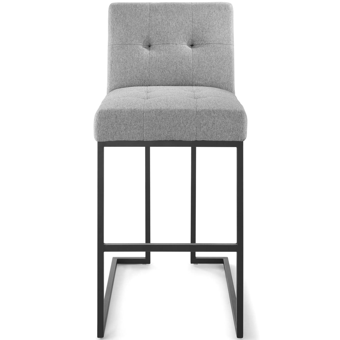 Privy Black Stainless Steel Upholstered Fabric Bar Stool By Modway - EEI-3857 | Bar Stools | Modishstore - 5
