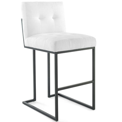 Privy Black Stainless Steel Upholstered Fabric Bar Stool By Modway - EEI-3857 | Bar Stools | Modishstore - 10