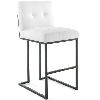 Privy Black Stainless Steel Upholstered Fabric Bar Stool By Modway - EEI-3857 | Bar Stools | Modishstore - 10