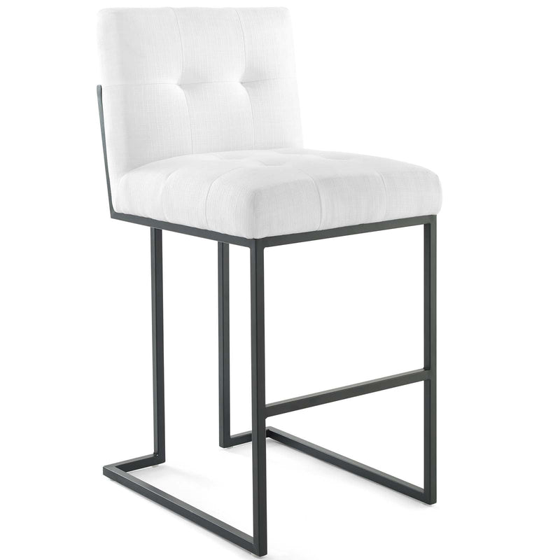Privy Black Stainless Steel Upholstered Fabric Bar Stool By Modway - EEI-3857 | Bar Stools | Modishstore - 10