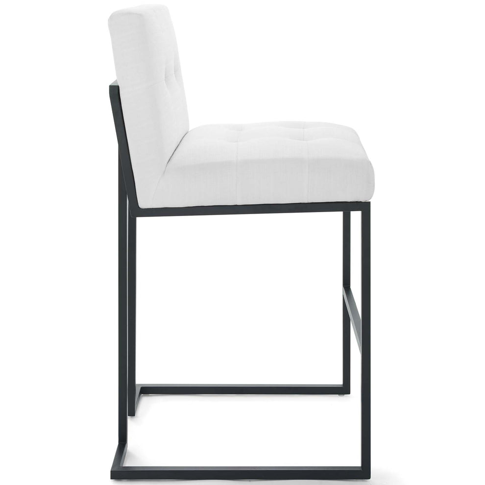 Privy Black Stainless Steel Upholstered Fabric Bar Stool By Modway - EEI-3857 | Bar Stools | Modishstore - 11