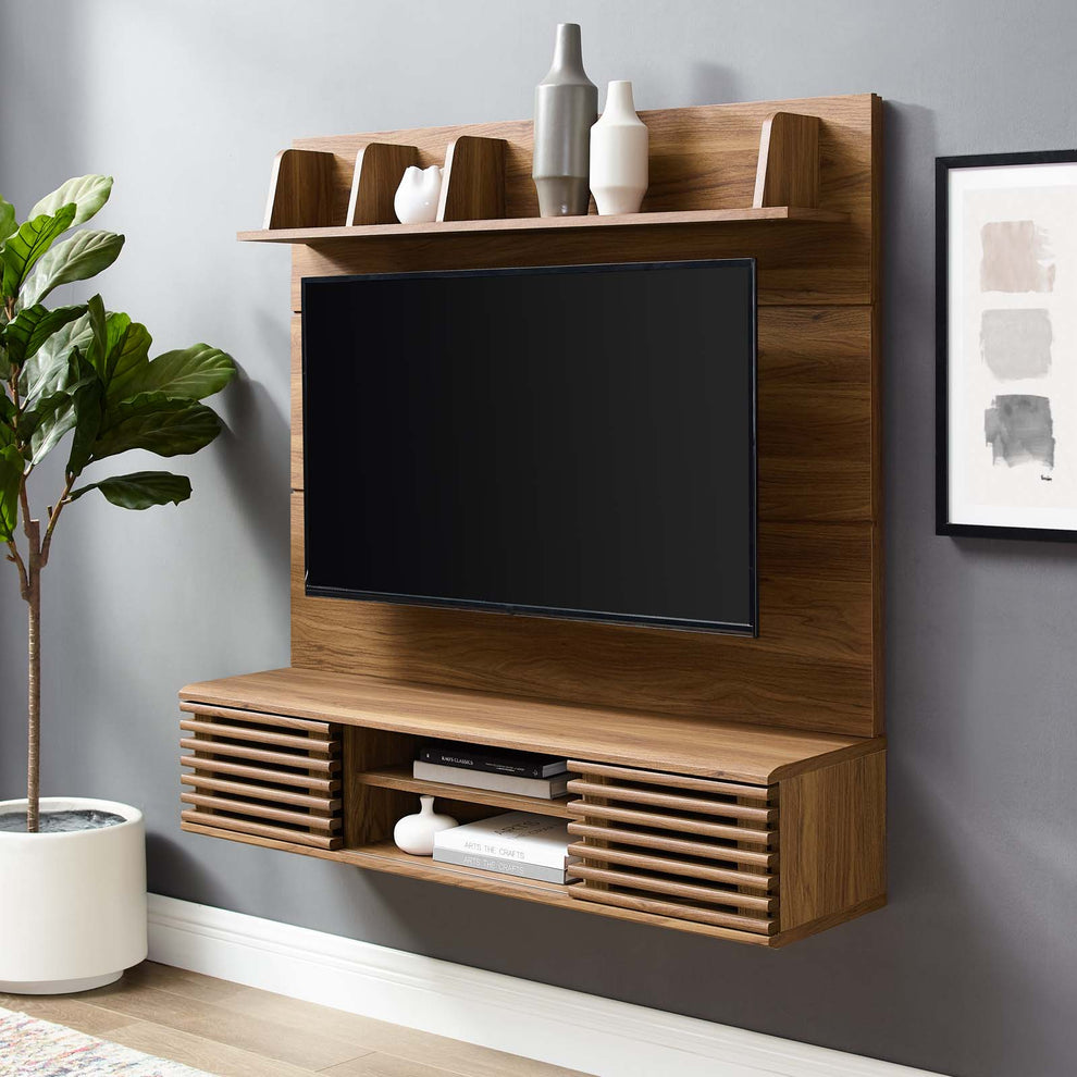 Modway Render Wall Mounted TV Stand Entertainment Center - EEI-3864 | TV Stands | Modishstore - 9