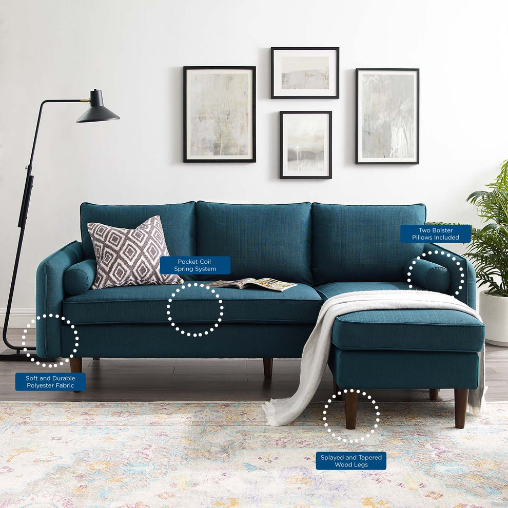 Modway Revive Upholstered Right or Left Sectional Sofa - EEI-3867 | Sectional | Modishstore - 11