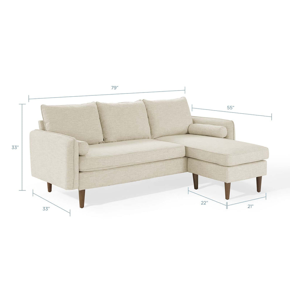 Modway Revive Upholstered Right or Left Sectional Sofa - EEI-3867 | Sectional | Modishstore - 13