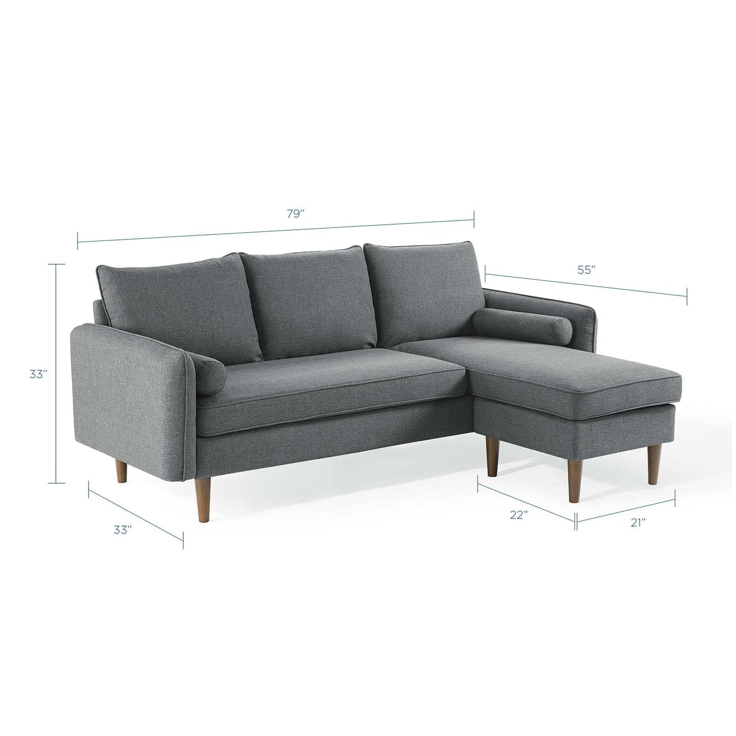 Modway Revive Upholstered Right or Left Sectional Sofa | Sofas | Modishstore-22