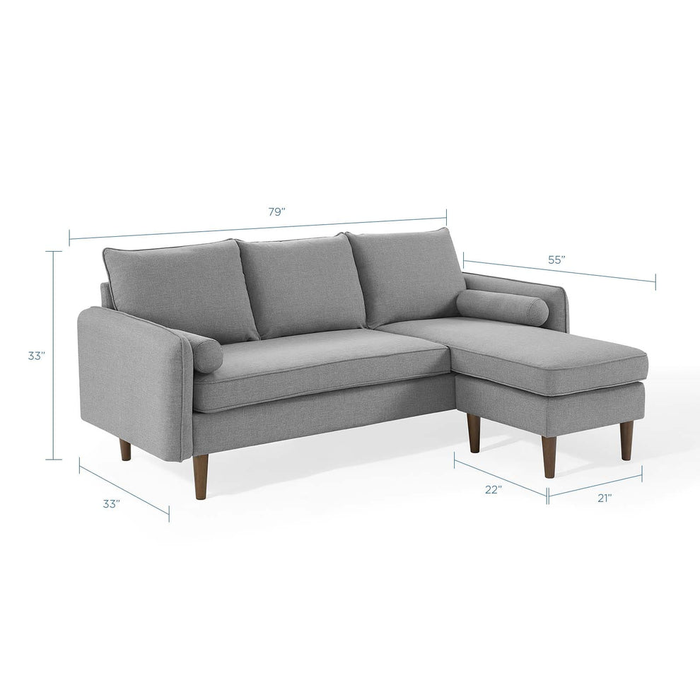 Modway Revive Upholstered Right or Left Sectional Sofa - EEI-3867 | Sectional | Modishstore - 32