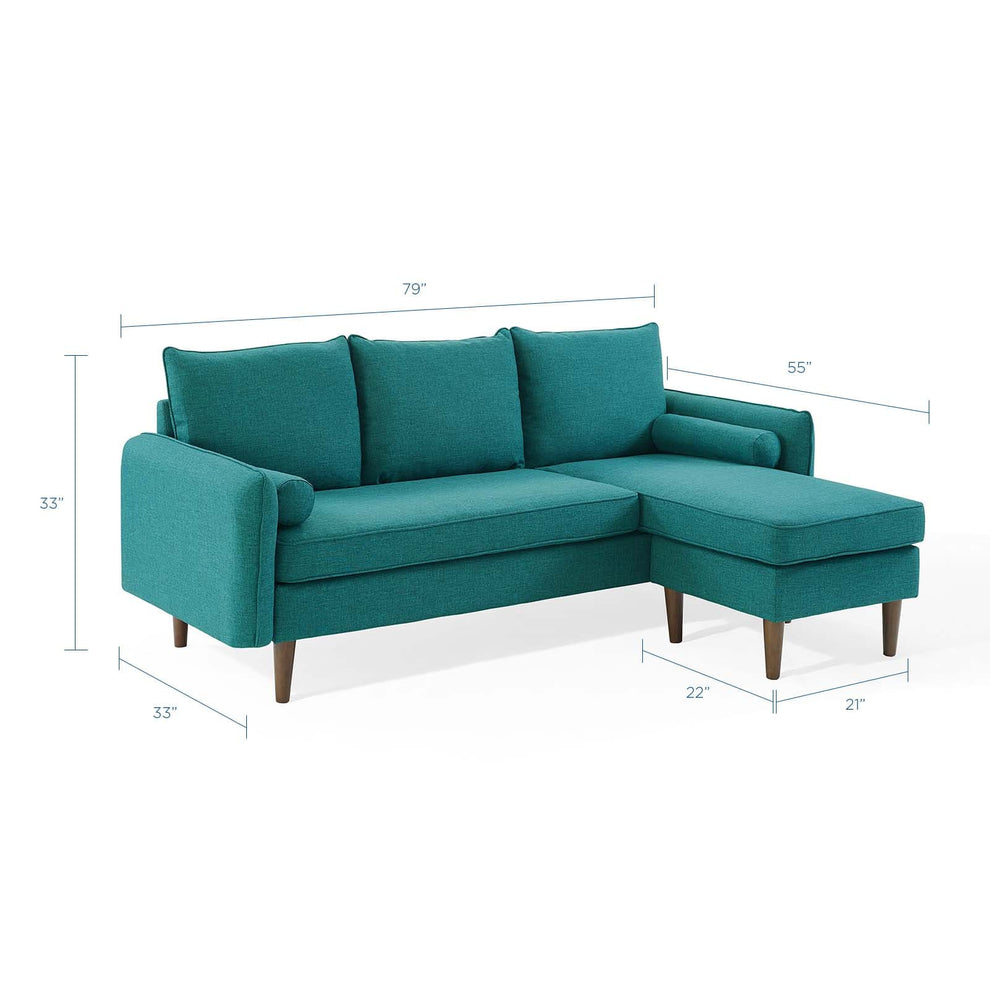 Modway Revive Upholstered Right or Left Sectional Sofa - EEI-3867 | Sectional | Modishstore - 42